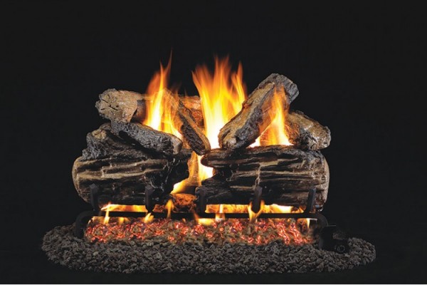 Real Fyre Charred Split Listed Gas Log Set