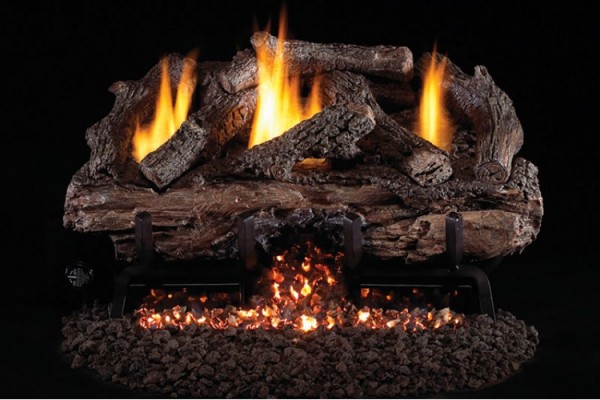 Real Fyre Charred Aged Split ANSI Gas Log Set