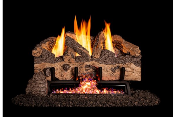 Real Fyre Charred Gnarled Split ANSI Gas Log Set