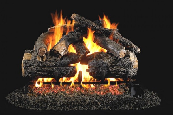 Real Fyre Pioneer Oak Listed Gas Log Set