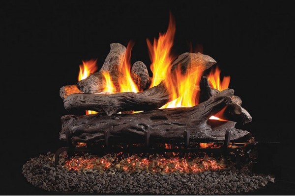 Real Fyre Coastal Driftwood See-Thru Listed Gas Log Set