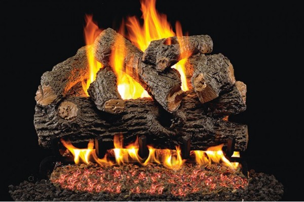 Real Fyre Royal English Oak Designer Listed Gas Log Set