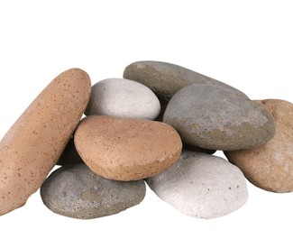 Real Fyre Assorted River Rock Fyre Stones