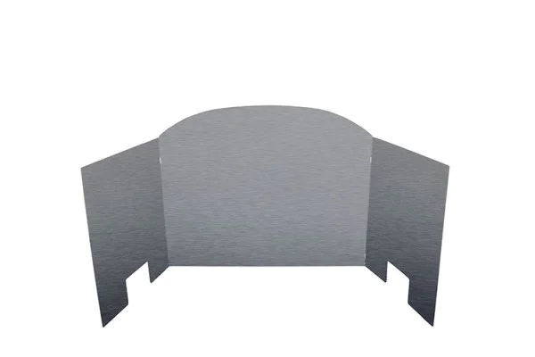 Real Fyre Three-Panel Traditional Fyreback Satin Stainless