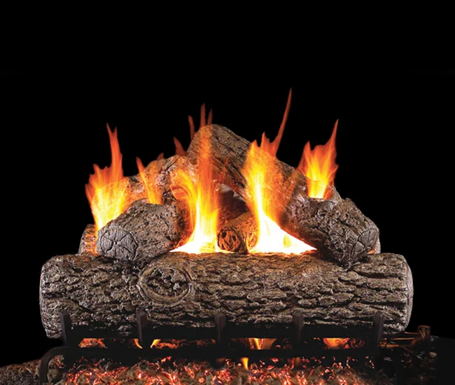 Peterson Real Fyre Golden Oak Vented Gas Log Set - Thumbnail 5