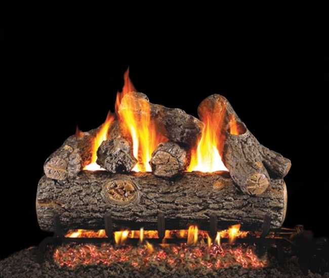 Real Fyre Golden Oak Designer Plus Flame Enhanced Vented Gas Log Set