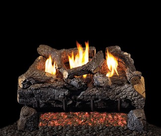 Real Fyre Evening Fyre Charred Vent-Free Logs Only