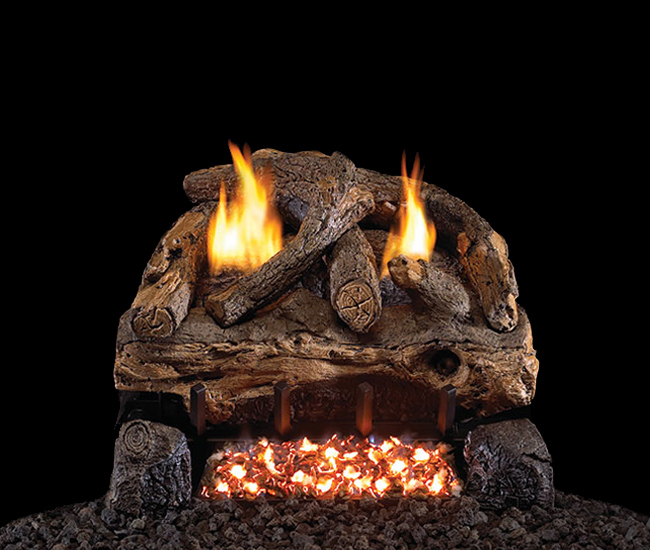 Real Fyre Evening Fyre Split Vent-Free Logs Only