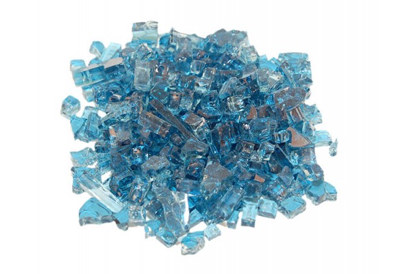 Real Fyre Caribbean Blue Fyre Glass