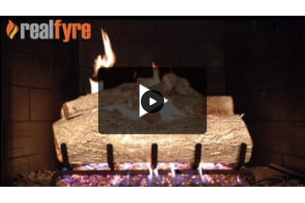 Real Fyre Mountain Birch Gas Logs 