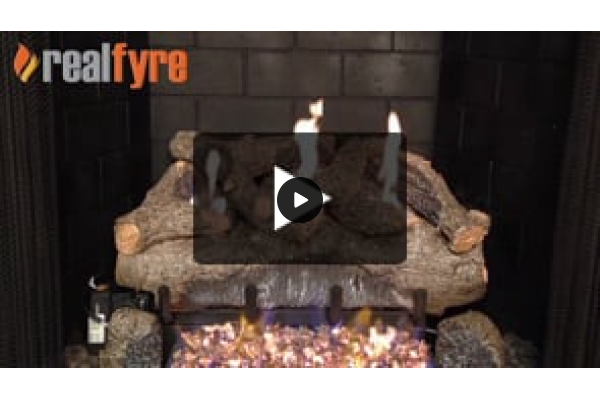 Real Fyre Evening Fyre Gas Log Set