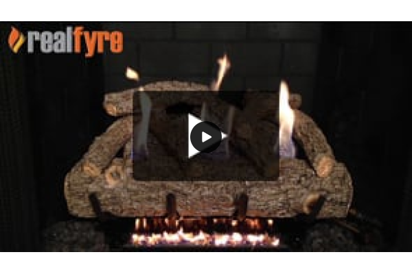 Real Fyre Golden Oak Designer Gas Log Set