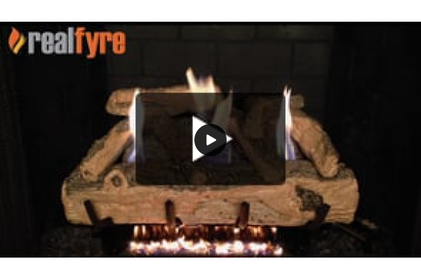 Real Fyre Split Oak Gas Log Set