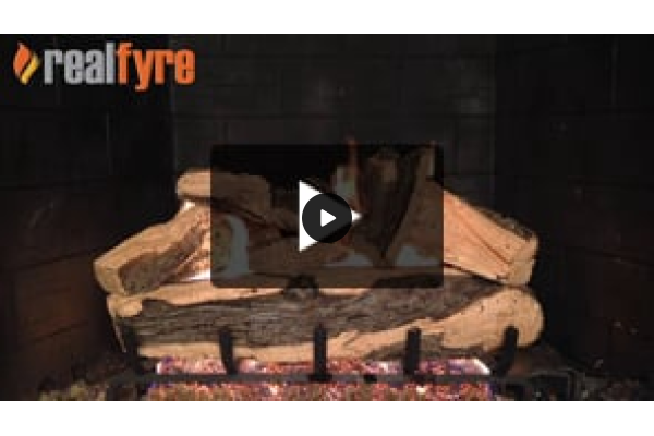 Real Fyre Rugged Split Oak Listed Gas Log Set