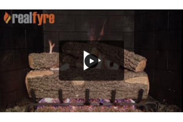 Real Fyre Woodland Oak Listed Gas Log Set