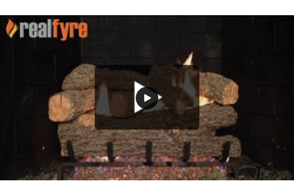 Real Fyre Royal English Oak Designer Listed Gas Log Set