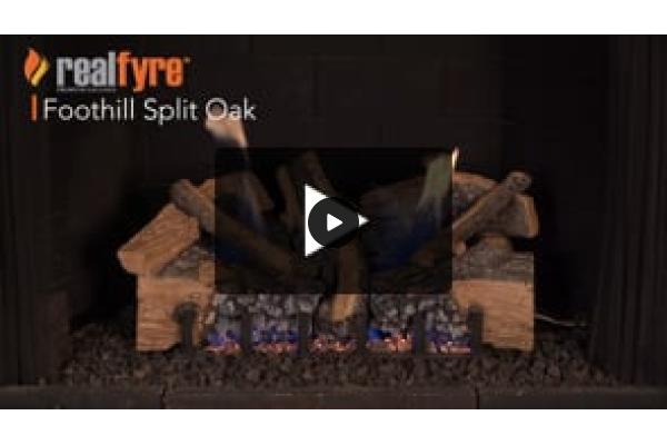 Real Fyre Foothill Split Oak Gas Log Set