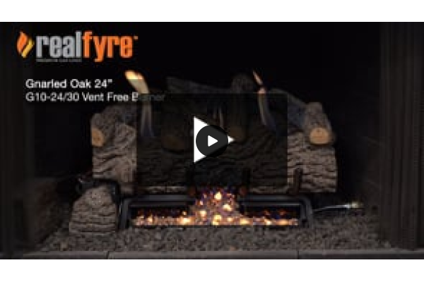 Real Fyre Gnarled Oak ANSI Gas Log Set