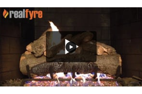 Real Fyre American Oak ANSI Gas Log Set