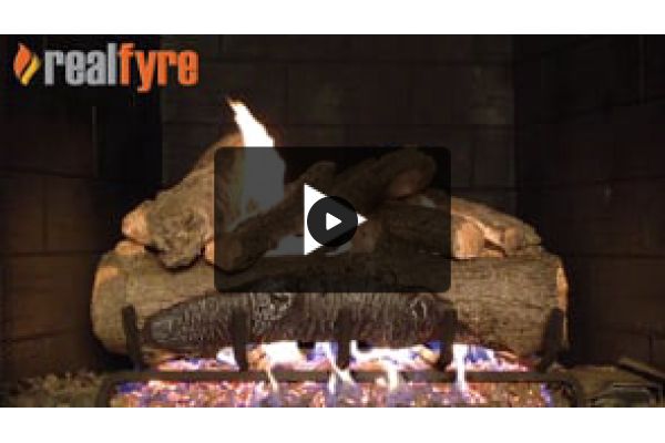 Real Fyre American Oak ANSI Gas Log Set