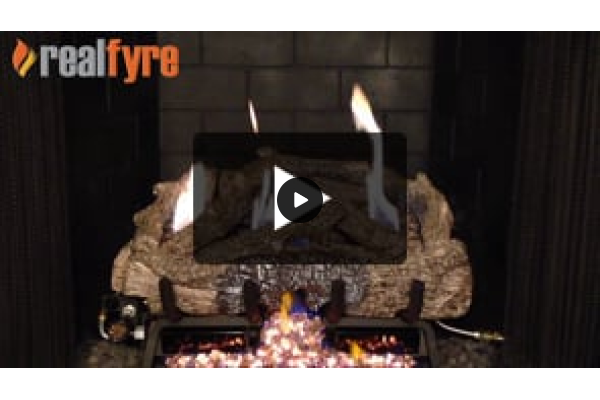 Real Fyre Charred Frontier Oak Logs