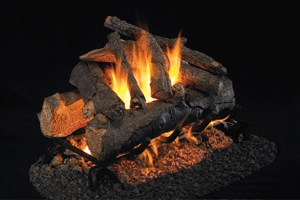 Real Fyre American Oak See-Thru Gas Logs