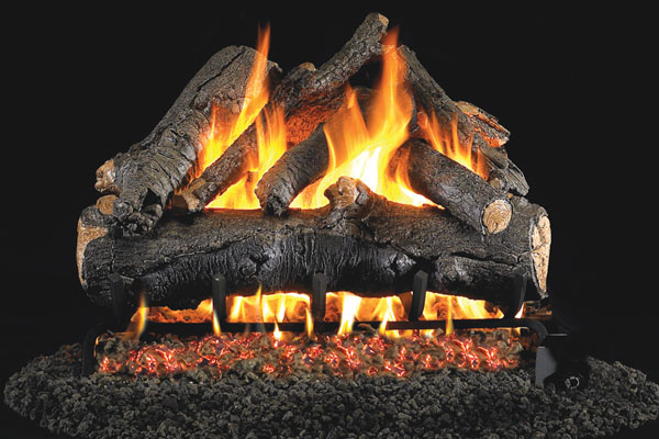 Real Fyre American Oak Listed Gas Log Set