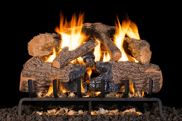 Real Fyre Charred Angel Oak ANSI Gas Log Set