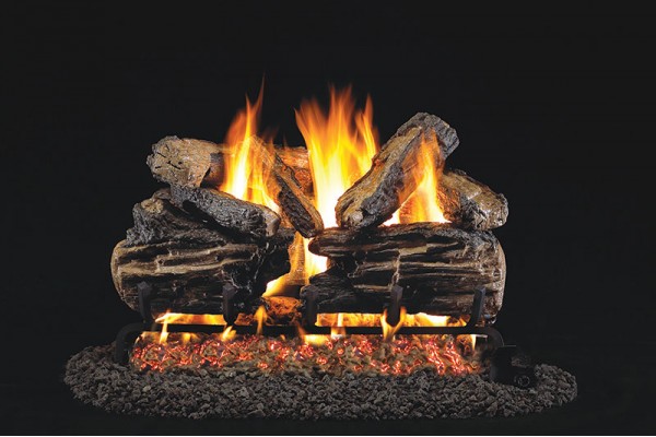 Real Fyre Charred Split Gas Logs