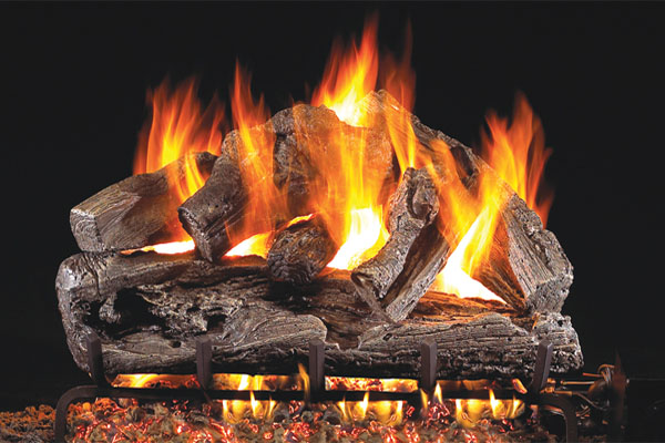 Real Fyre Rugged Oak Listed Gas Log Set