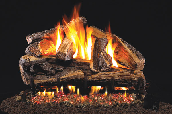 Real Fyre Rugged Split Oak ANSI Gas Log Set