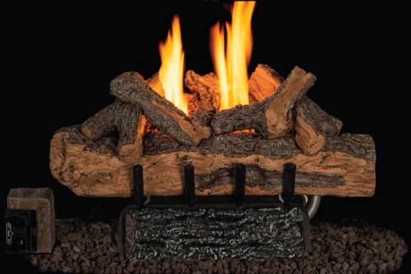 Real Fyre Split Valley Oak ANSI Gas Log Set