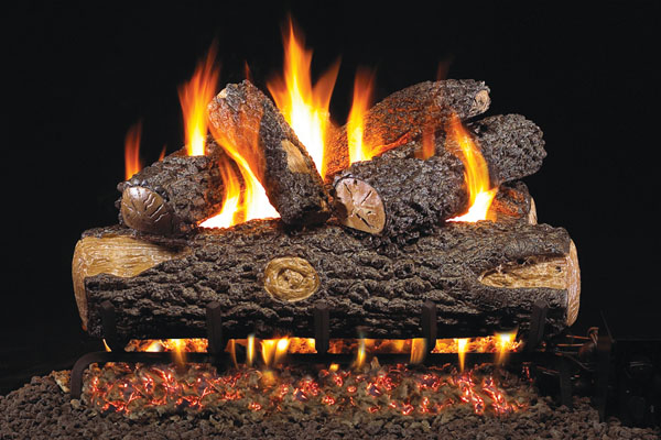 Real Fyre Woodland Oak Listed Gas Log Set