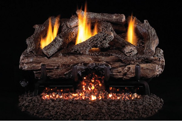 Real Fyre Charred Aged Split Logs