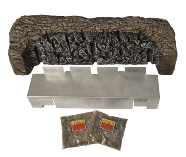 Real Fyre Charred Mountain Birch Flame Enhanced Logs Only Real Fyre Charred Mountain Birch Flame Enhanced Logs Only