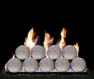 Real Fyre 4-inch Graystone Vent-Free Fyre Spheres