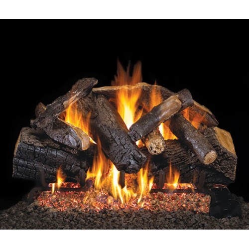 Real Fyre CHMJ-FE Charred Majestic Oak Flame Enhanced Gas Logs