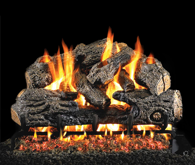 Real Fyre Outdoor Charred Northern Gas Log Set