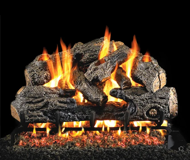 Real Fyre Charred Northern Vented Gas Log Set - Thumbnail 3