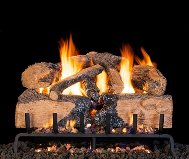 Real Fyre Charred Angel Split Oak Gas Log Set