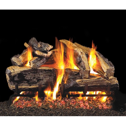 Real Fyre CHRRSO Charred Rugged Split Oak Gas Logs | RH Peterson