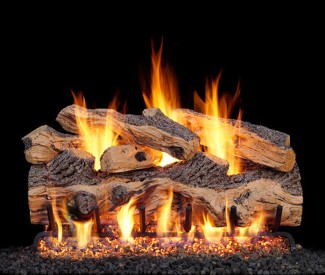 Real Fyre Gnarled Split Oak Gas Log Set Real Fyre Gnarled Split Oak Gas Log Set