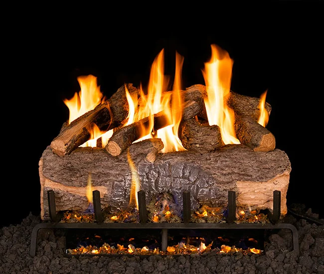 Real Fyre Mountain Crest Oak Log Set - Thumbnail 4