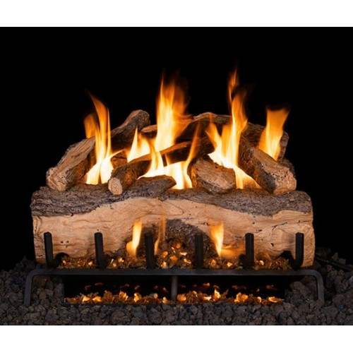 Real Fyre Mountain Crest Split Oak Gas Log Sets | RH Peterson