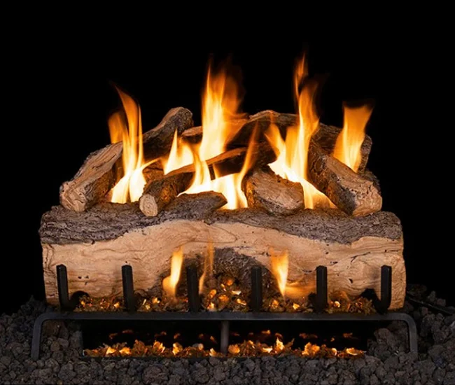 Real Fyre Mountain Crest Split Oak Gas Log Sets | RH Peterson
