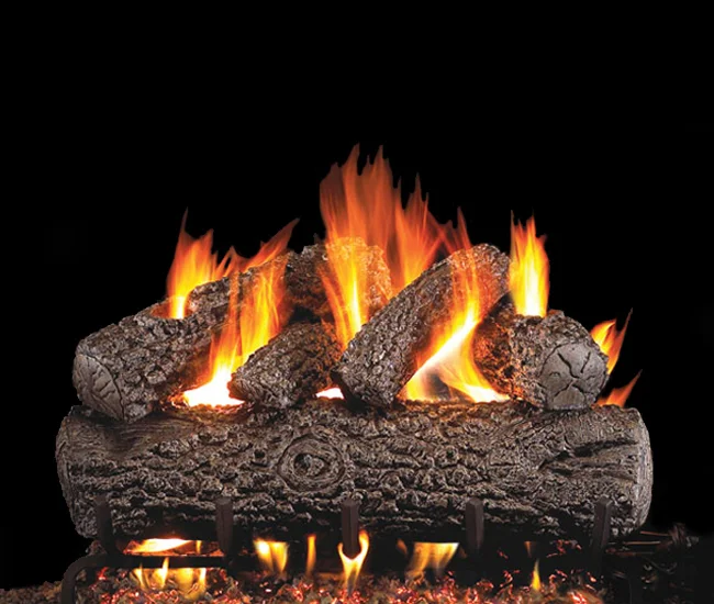 Real Fyre Post Oak Gas Logs - Thumbnail 4