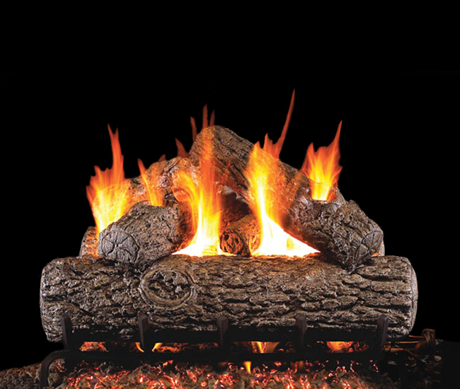 Real Fyre Outdoor Golden Oak Gas Log Set