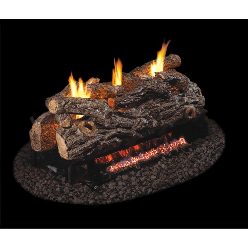 Real Fyre RD9-2 Golden Oak Designer See-Thru Gas Logs | RH Peterson