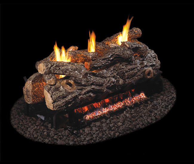 Real Fyre Golden Oak Designer See-Thru Logs Only