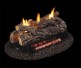 Real Fyre Golden Oak Designer See-Thru Gas Log Set